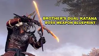 Nioh 3 - How To Get Brother's Dual Katana Blueprint (Boss Weapon Smithing Text)