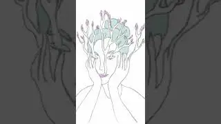 #inbloom #spring #vibes #cherryblossom #girl #thoughts #shorts #art #drawing