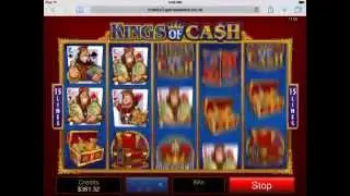 KINGS OF CASH bonus rounds.
