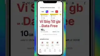 Vi Sim me 10 gb Data Free kaise Magaye/Vi 130 gb free data/free data/10 gb free data Claim #shorts