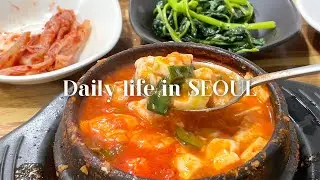 明洞でスンドゥブチゲ、オリーブヤングで韓国コスメショッピング【日韓夫婦/日常vlog】