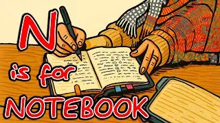 N is for Notebooks 📔 | ABC School Songs | Cartoon comic strip Art