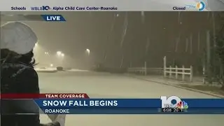 6AM Roanoke Snow