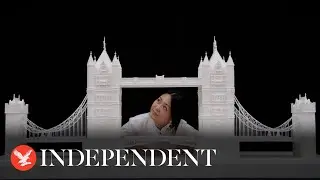 London Tower Bridge sculpture made entirely from 25kg of sugar