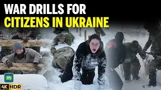 Война на Украине: мирные жители тренируются в снегу, ветераны проводят военные учения в Киевской ...