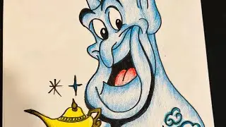 Cartoon drawing #aladdin#drawwithme #drawingtutorial