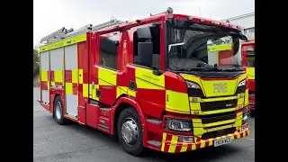West Yorkshire Fire and Rescue | New 2024 Scania Appliances | 4K HD