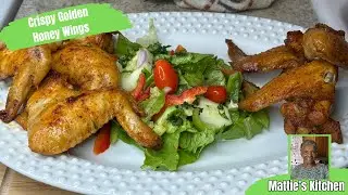 The BEST Crispy Honey Old Bay Chicken Wings Cooked Two Ways / Mattie's Kitchen