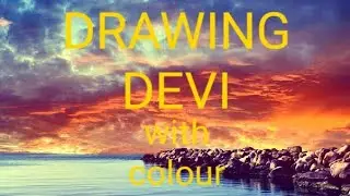 Drawing laxmidevi photo with colour pencil | लक्ष्मीदेवी  चित्र | #SUMITART | #LAXMIDEVI