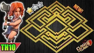 BEST TH10 WAR BASE 2018 ANTI 2 STAR - CLASH OF CLANS