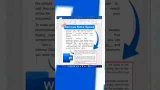 Remove Extra Space from the Paragraph in MS Word | Clear extra space. #msword