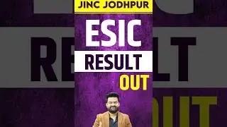 ESIC Result Out #shorts #comment #selection #exam #students #education #success #akki Sir #esic
