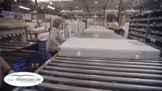 moderne Matratzenproduktion