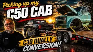 Picking up the C50 cab C30 dually conversion #c30 #c50 #squarebodychevy #ls53 #dually #lsturbo #4l80