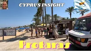 Beach Walk from Fig Tree Bay to The Boat Pier - Protaras Cyprus.