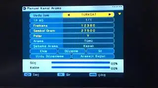 t&uuml;rksat 4a uydu ekleme 2020  Basit uydularda kanal arama