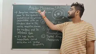 Angular Momentum in Atoms | Orbital, Spin & Total Angular Momentum | Atomic Physics | L 2