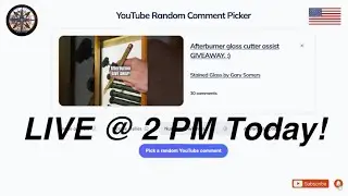 Stained Glass Afterburner Cutter Handle Giveaway LIVE!