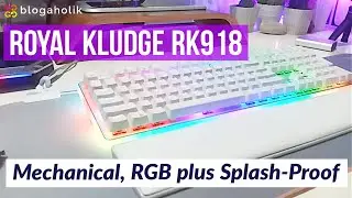 Royal Kludge RK918 Mechanical Full Size RGB Keyboard Unboxing & Review
