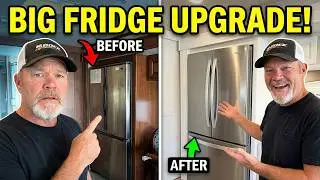 RV Refrigerator Replacement - Upgrade To A Residential Fridge in a Motorhome
