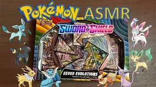ASMR Opening Pokémon Card Packs | EEVEE EVOLUTIONS PREMIUM COLLECTION! (No Talking)