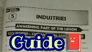 Class 8 social studies geography textbook 5th chapter industries material (guide)
