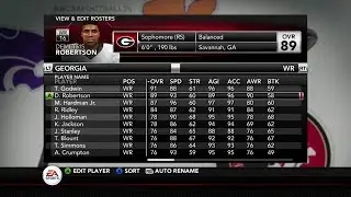 UPDATED 2018 ROSTERS FOR NCAA FOOTBALL 14 & (TOP 25 AP POLL  10/27/18)