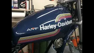 1975 Aermacchi Harley Davidson SX175 full restoration