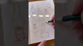 Calmtober, day 5: Oil Lamp #calmtober #drawingprompts #sketchings