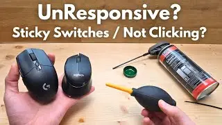 Any LOGITECH Mouse - How to FIX Not Working Buttons, Sticky or Unresponsive Buttons