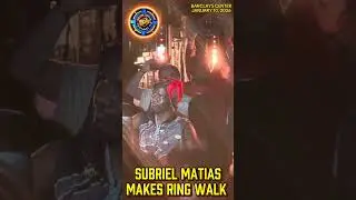 Subriel Matias Makes Ring Walk Vs Dalton Smith #boxing #boxeo #subrielmatias #fyp