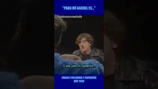 Charly opina sobre Gardel #charlygarc&iacute;a #gardel