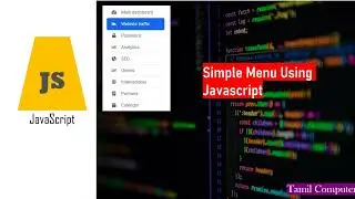 JavaScript Tutorial in Tamil : Crafting a Simple Navigation Menu @tecthomas 💥👍