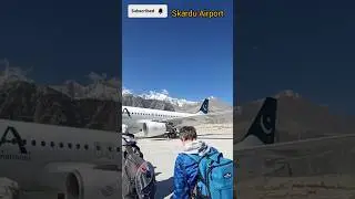 Skardu Airport - PIA Flight - Skardu to Islamabad #viralshort  #youtubeshort #travel #journey