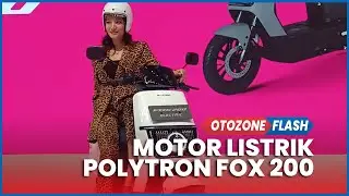 Spesifikasi Motor Listrik Polytron Fox 200 Jarak Tempuh 85 Km