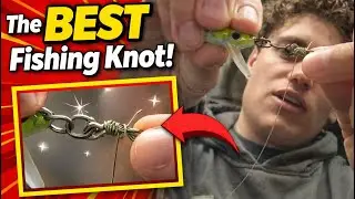 The BEST FISHING KNOT (Strong and Easy)! Tie in under FIVE MINUTES!