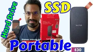 Portable SSD hard drive unboxing & information SanDisk E30 2TB