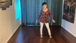 Country Boys Roll line dance demonstration and tutorial by Stephie