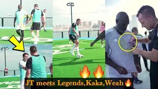 John Terry meets Kaka,George Weah and Football Legends in Qatar World Cup🔥Absolute Class of Legends