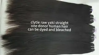 yaki straight100% raw unprocessed cambodian hair,100% cuticle aligned human hair as materail.