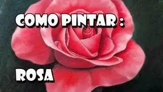 Como Pintar  : Rosa  ( parte 1 )