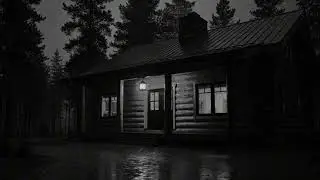Cabin in Heavy Rainstorm | Thunder & Rain Sounds for Deep Sleep