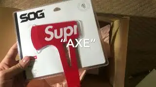 &ldquo;UNBOXING&rdquo; &ldquo;SUPREME X SOG&rdquo; &ldquo;AXE&rdquo; &ldquo;スプリム&rdquo;