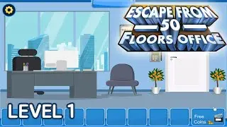 Escape Room Office - New 100 Doors Games 2021 Level 1 Walkthrough (Escape Game Apps)