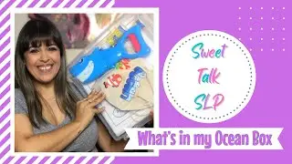What&rsquo;s in my Box - Ocean Theme | Speech Therapy Tips | Sweet Talk SLP