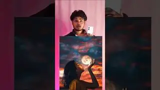 Moon light 🔥 Creative Photo editing tutorial / #picsart #photography #shortvideo