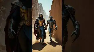 Desert Warlord & Scorpion Beast Walk with Power | Epic Fantasy Cinematic