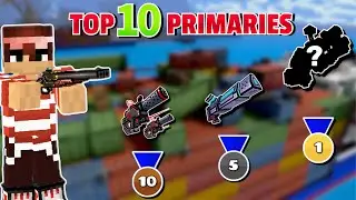 TOP 10 PRIMARY WEAPONS in Pixel Gun 3D! [OLD LIST] | September 2022