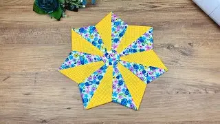 This Colorful Patchwork Placemat Brings Instant Joy to Your Table ⭐