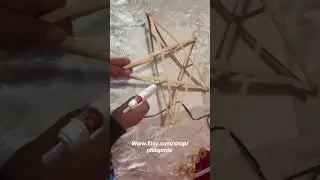 Simple step by step How to make your own Philippine Parol/Lantern #filipinoamerican #ofw #diycrafts